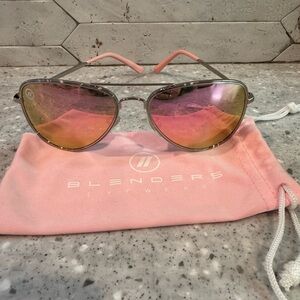Blenders Pink Aviator Sunglasses